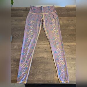 Teeki Leggings with Purple and Blue Accents